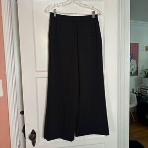 Elegant Black Wide-Leg Pants - Zara M